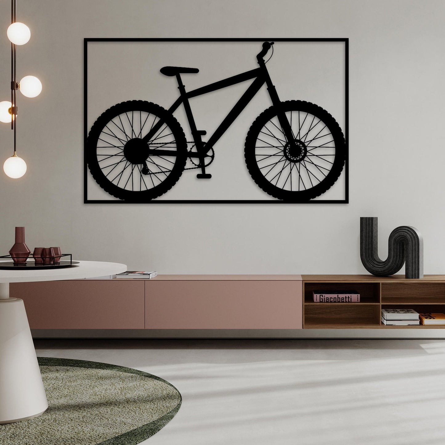 Bike Metal Wall Art, Cycle Lovers Unique Gift, Headboard Metal Wall Art, House Entry Wall Art, Bestseller Gift, Easy to Hang