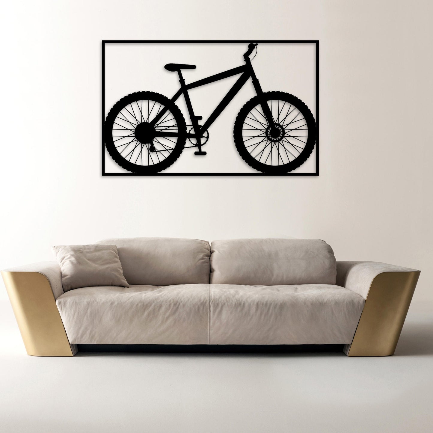 Bike Metal Wall Art, Cycle Lovers Unique Gift, Headboard Metal Wall Art, House Entry Wall Art, Bestseller Gift, Easy to Hang