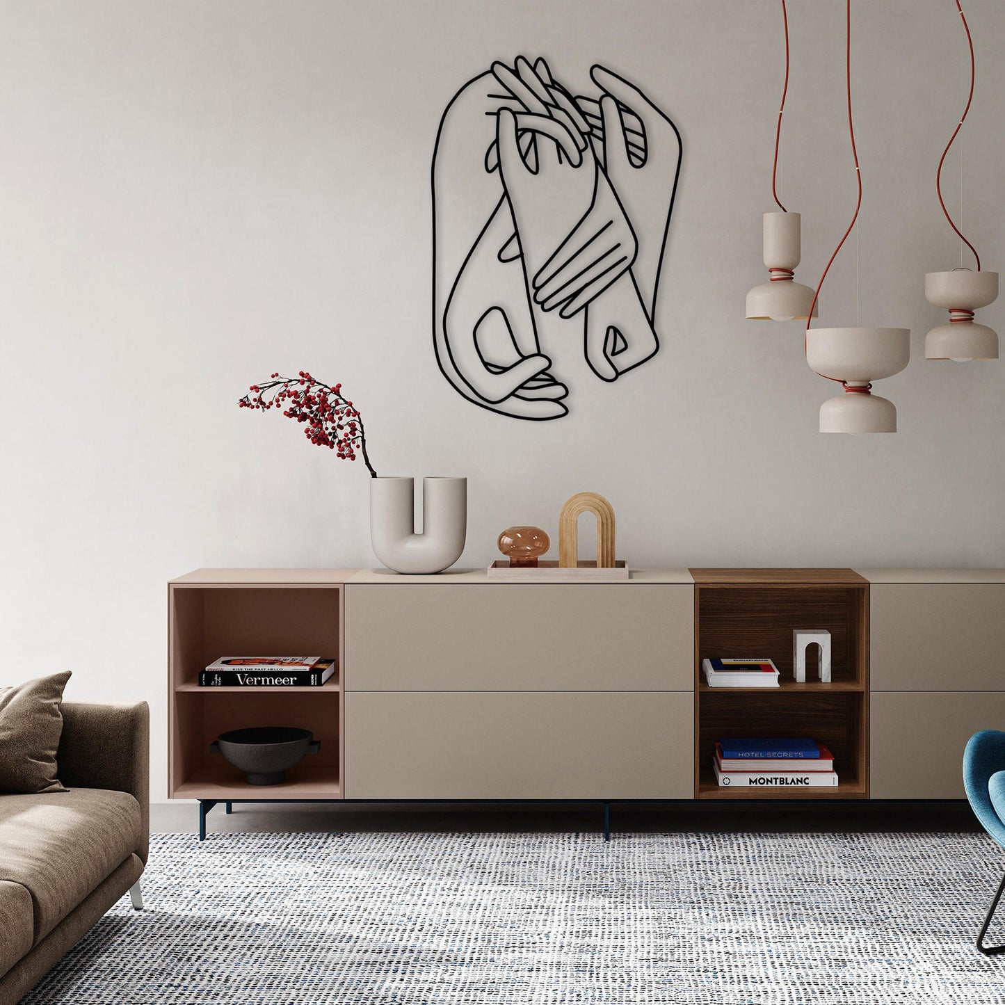 Hands Metal Wall Art, Holding Hands Metal Home Decor, Unique Birthday Gift, Livingroom Metal Wall Art, Christmas Gift, Abstract Wall Art
