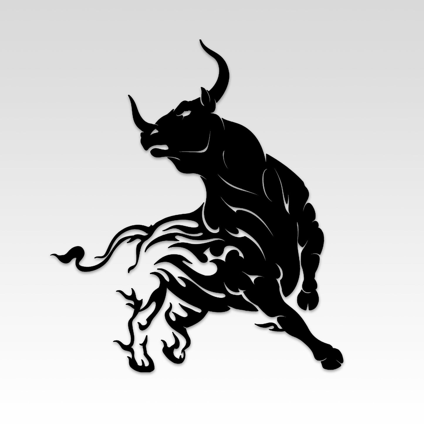 Bull Metal Wall Art, Buffalo Metal Wall Art, Rodeo Lovers Birthday Gift, Porch Metal Wall Art, Bull Ranch Metal Sign, Christmas Gift