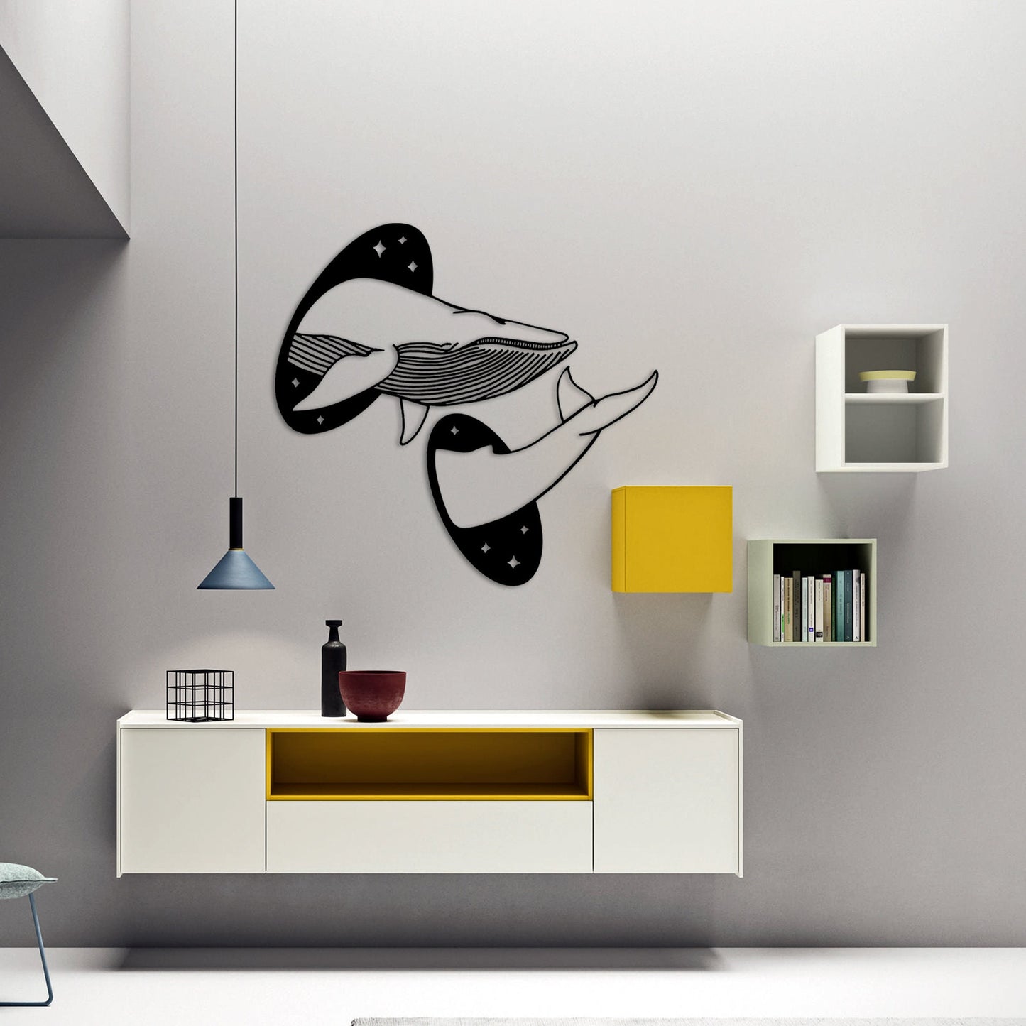 Whale Metal Wall Art, Modern Livingroom Wall Art, Wire Whale Wall Art, Wall Art With Ocean Theme, Nautical Metal Decor, Gift for Her