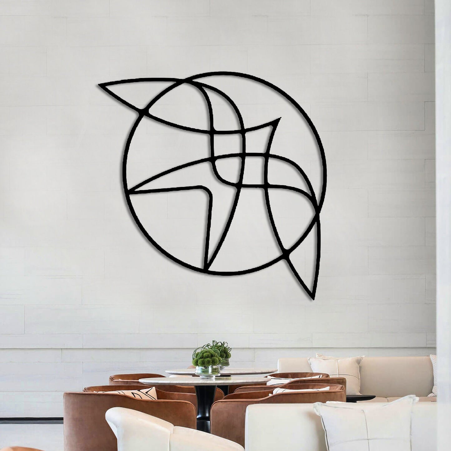 Swallow Metal Wall Art, Geometric Line Art Metal Wall Decor, Minimalist Wall Art, Unique Birthday Gift, Gift for Her, Valentine's Day Gift