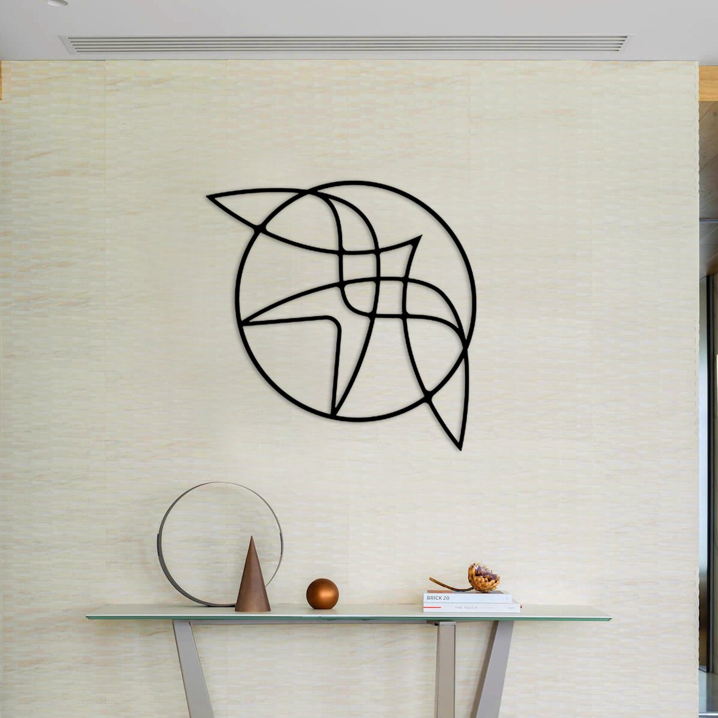 Swallow Metal Wall Art, Geometric Line Art Metal Wall Decor, Minimalist Wall Art, Unique Birthday Gift, Gift for Her, Valentine's Day Gift
