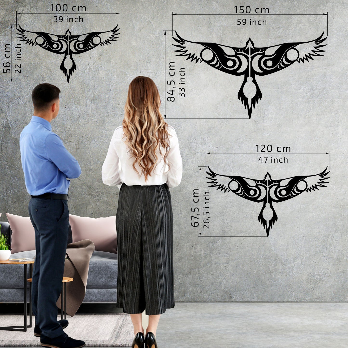 Black Eagle With Mountain Metal Wall Art, Eagle Metal Wall Home Decor, Headboard Metal Wall Art, Unique Birthday Gift, Christmas Gift