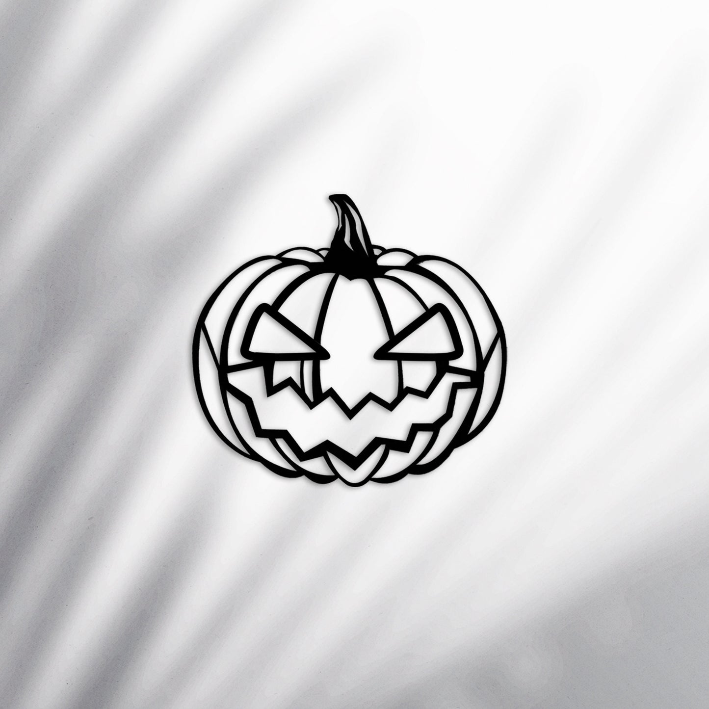 Creepy Pumpkin Metal Wall Art, Happy Halloween Metal Wall Decor, Unique Halloween Metal Gift, Easy to Hang, Porch Metal Wall Art