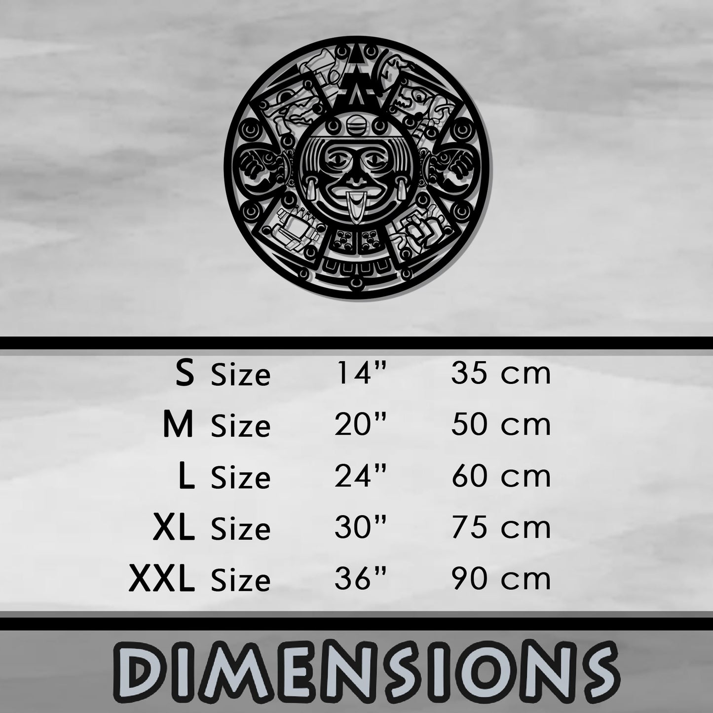 Aztech Mayan Metal Wall Art, Yogo Room Metal Wall Decor, Gifts On Sale, Porch Metal Wall Art, Valentine's Day Gift, Bedroom Metal Wall Art