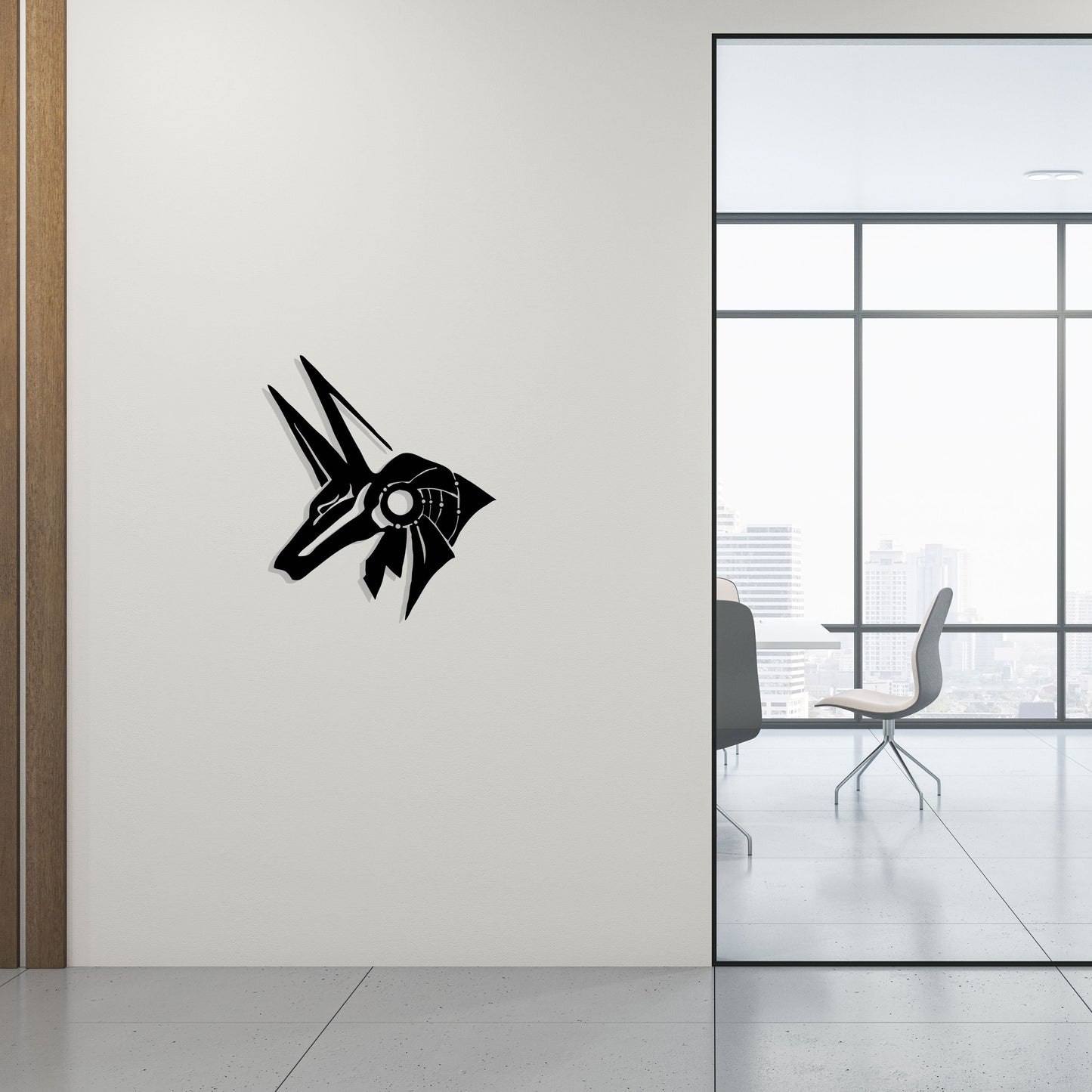 Anubis Metal Wall Art, Egyptian Lovers Unique Birthday Gift, Valentines Day Gift , Iconic Mythology Metal Art, Easy to Hang, Housewarming
