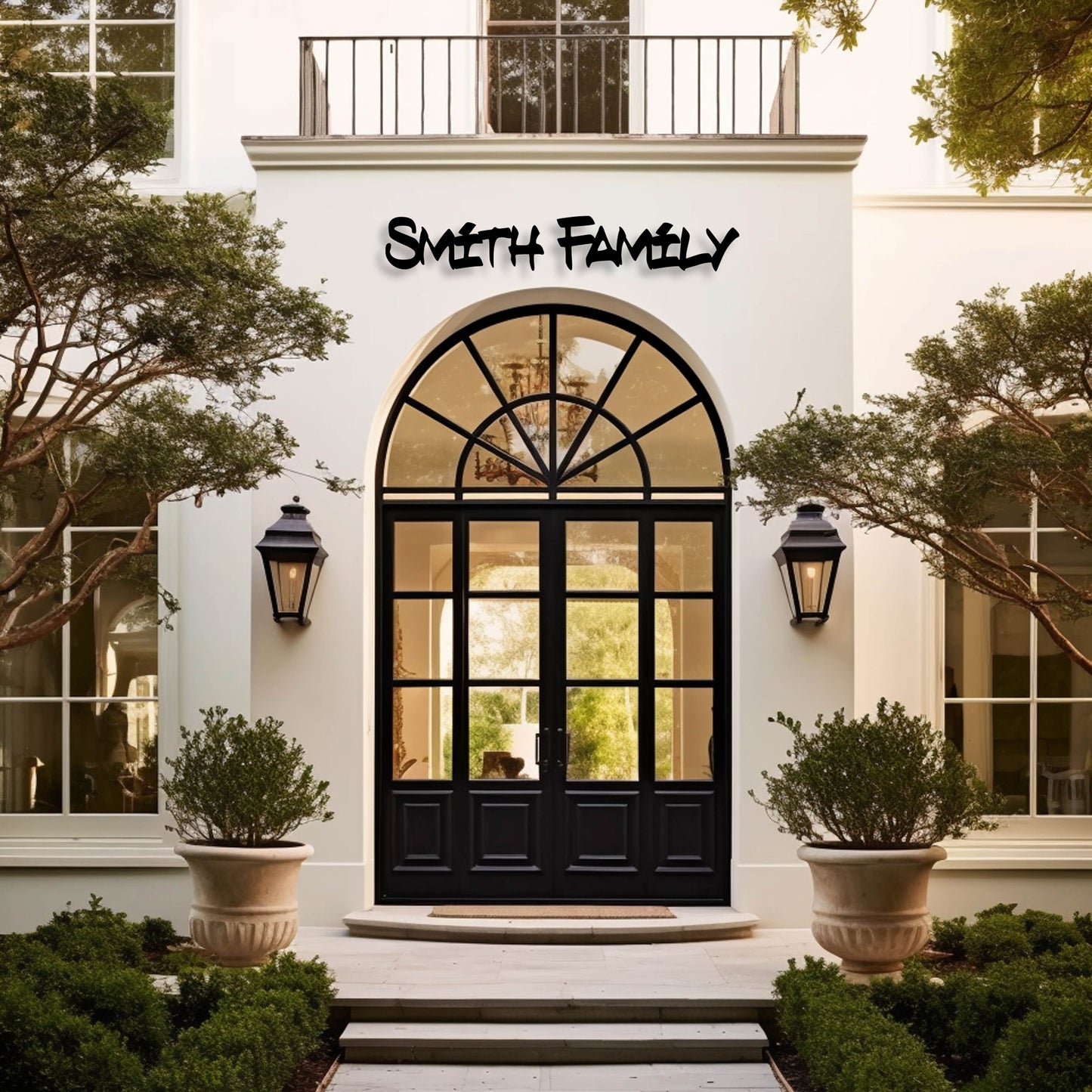Personalized Metal Villa Name Sign, Custom Cottage Name Sign, Unique Custom Metal Family Name, Best Anniversary Gift, Christmas Gift