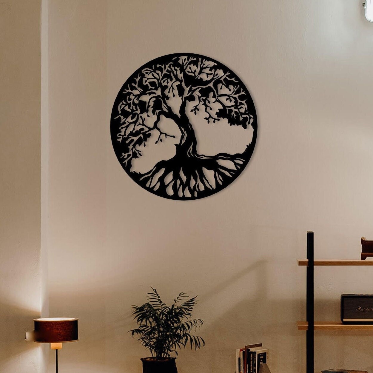 Tree Of Life Metal Wall Art, Livingroom Metal Wall Decor, Yoga Room Metal Wall Art, Unique Birhtday Gift, Gift for Her, Housewarming Gift