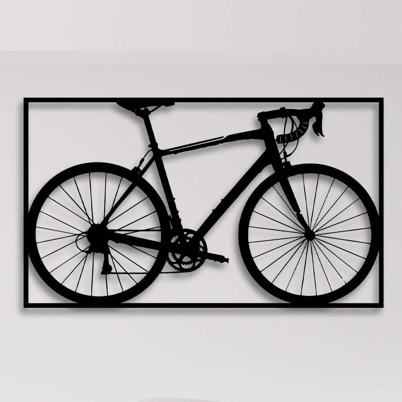 Bike Metal Wall Art, Home Decor Metal Cycle, Bicycle Lovers Birthday Gift, Yoga Room Wall Decor, Garage Entry Wall Art, Gift For Her