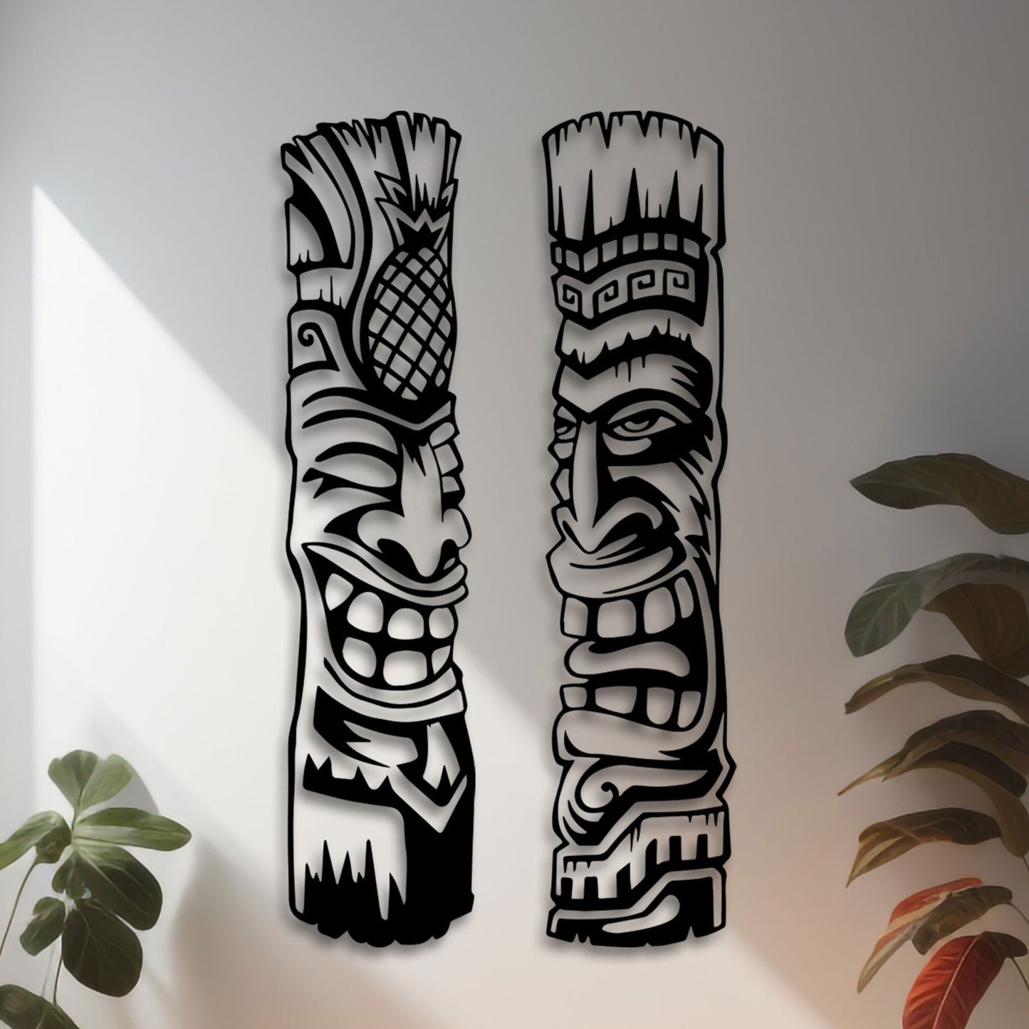 Aztec Mask Metal Wall Art, Yoga Room Metal Decor, African Mask Metal Wall Decor, Retro Metal Wall Decor, Gift for Her, Valentine's Day Gift