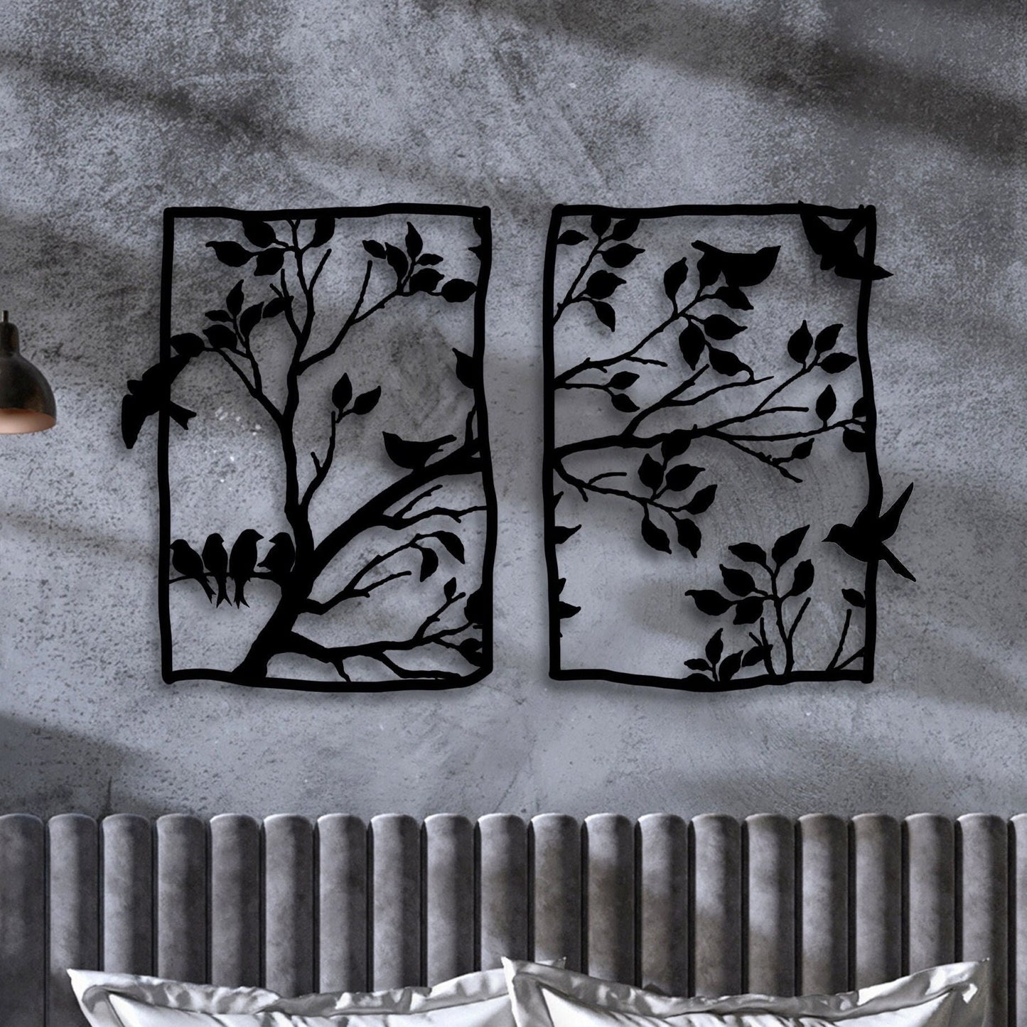 Tree Branches Metal Wall Art, Kitchen Metal Wall Decor, Headboard Metal Wall Art, Tree Lovers Gift, Birthday Gift, Valentine's Day Gift