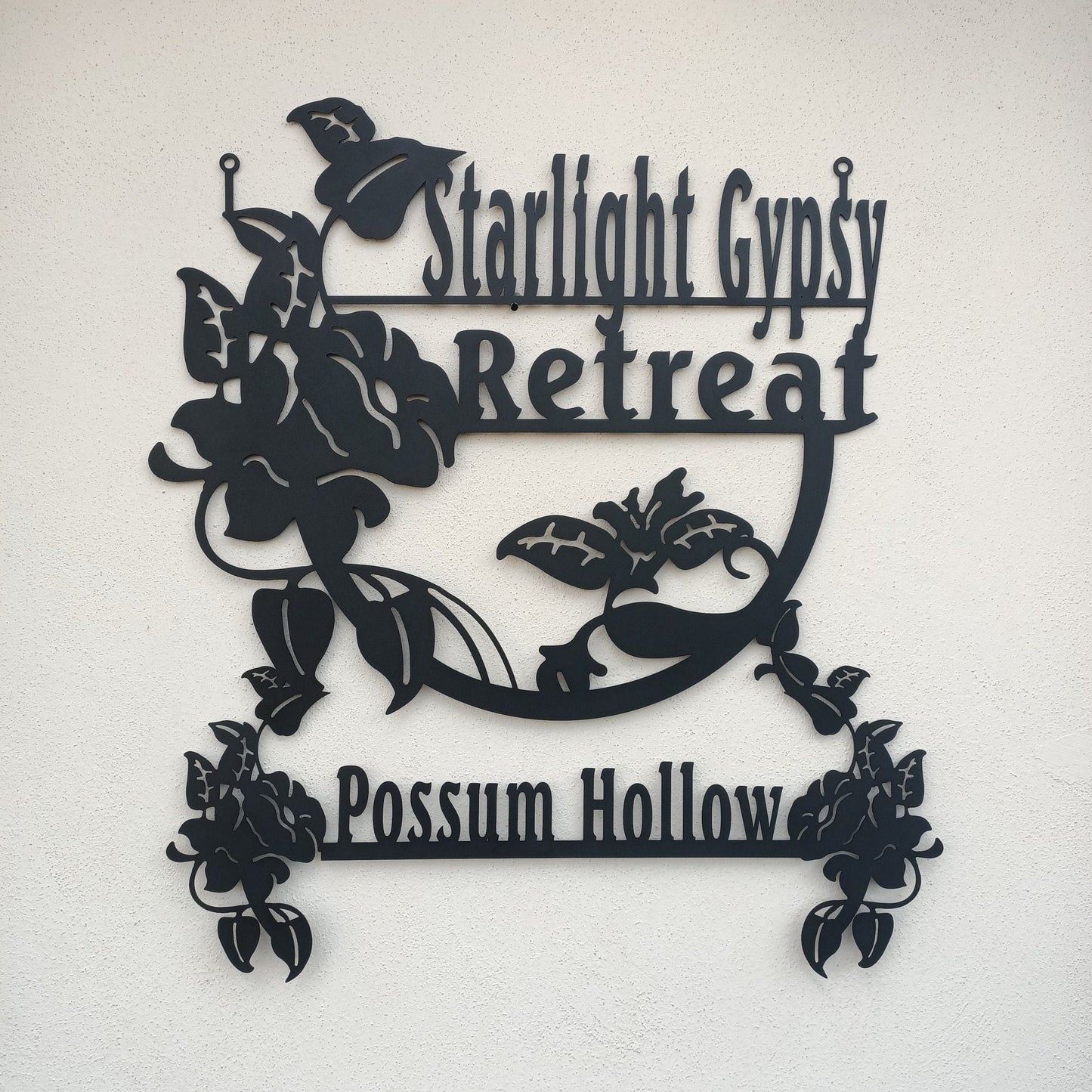Custom Name Garden Sign, Metal Garden Sign, Outdoor Decor, Metal Yard Art, Metal Garden Stake, Metal Wall Art, Metal Name Sign