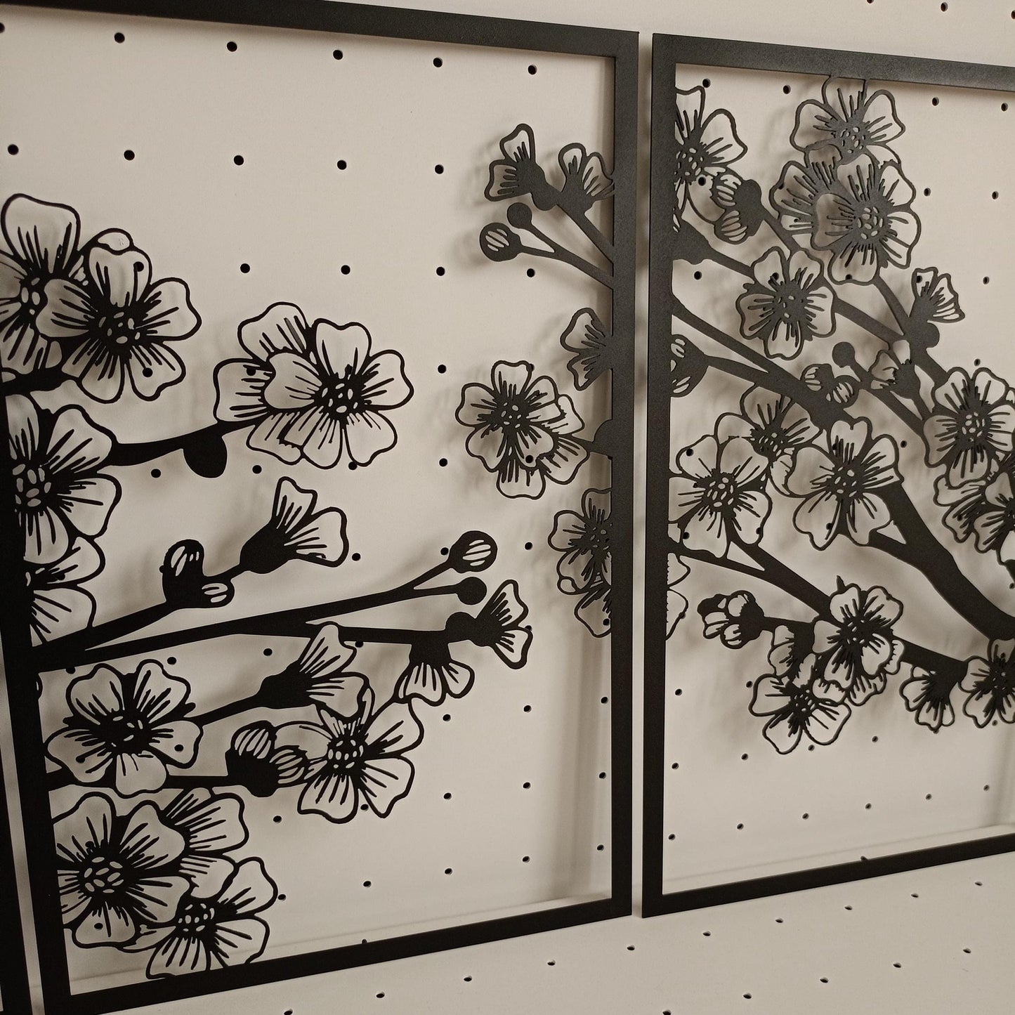 Cherry Blossom Metal Wall Art - Cherry Blossom Metal Home Decor - Unique Birthday Gift - Headboard Metal Wall Art - Christmas Gift