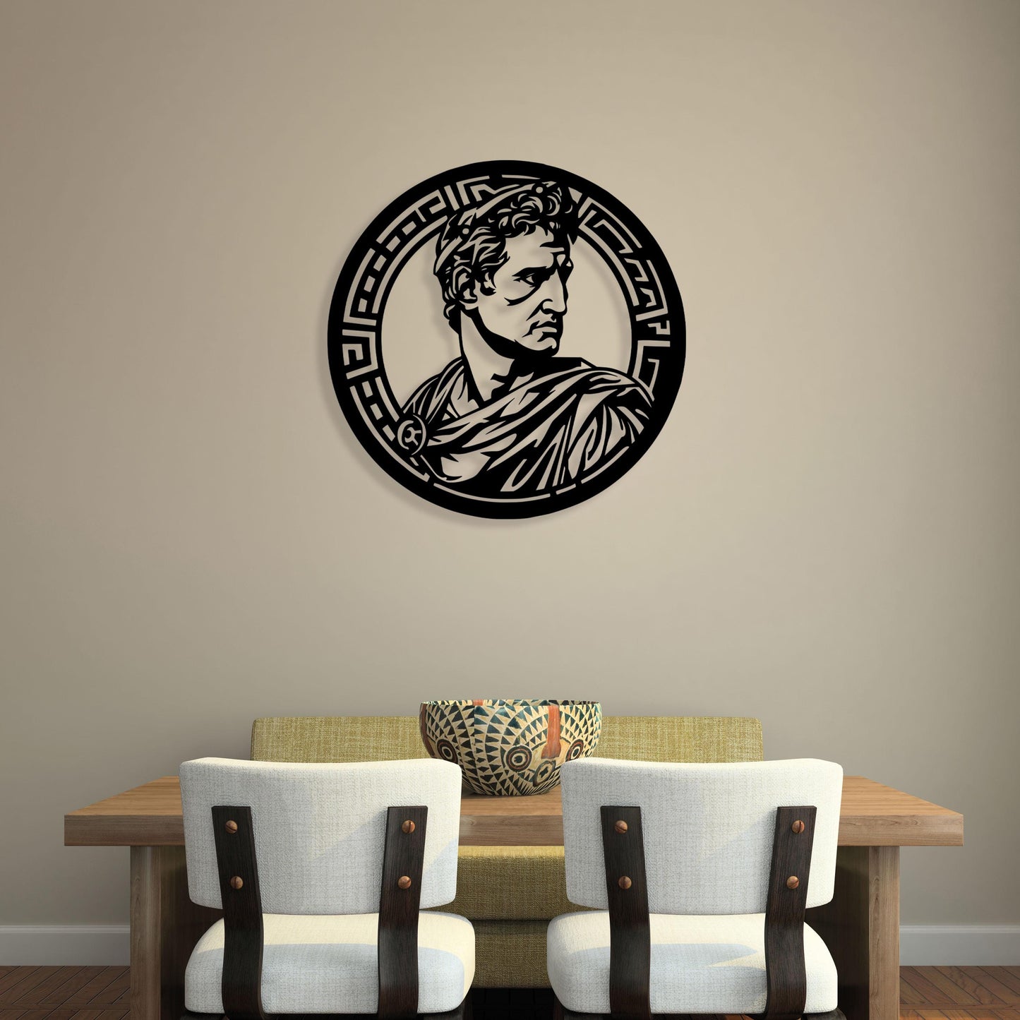 Marcus Antonius Metal Wall Art, Unique Birthday Gift, Rome Lovers Metal Wall Art, Iconic Metal Decor, Gift for Her, Christmas Glft