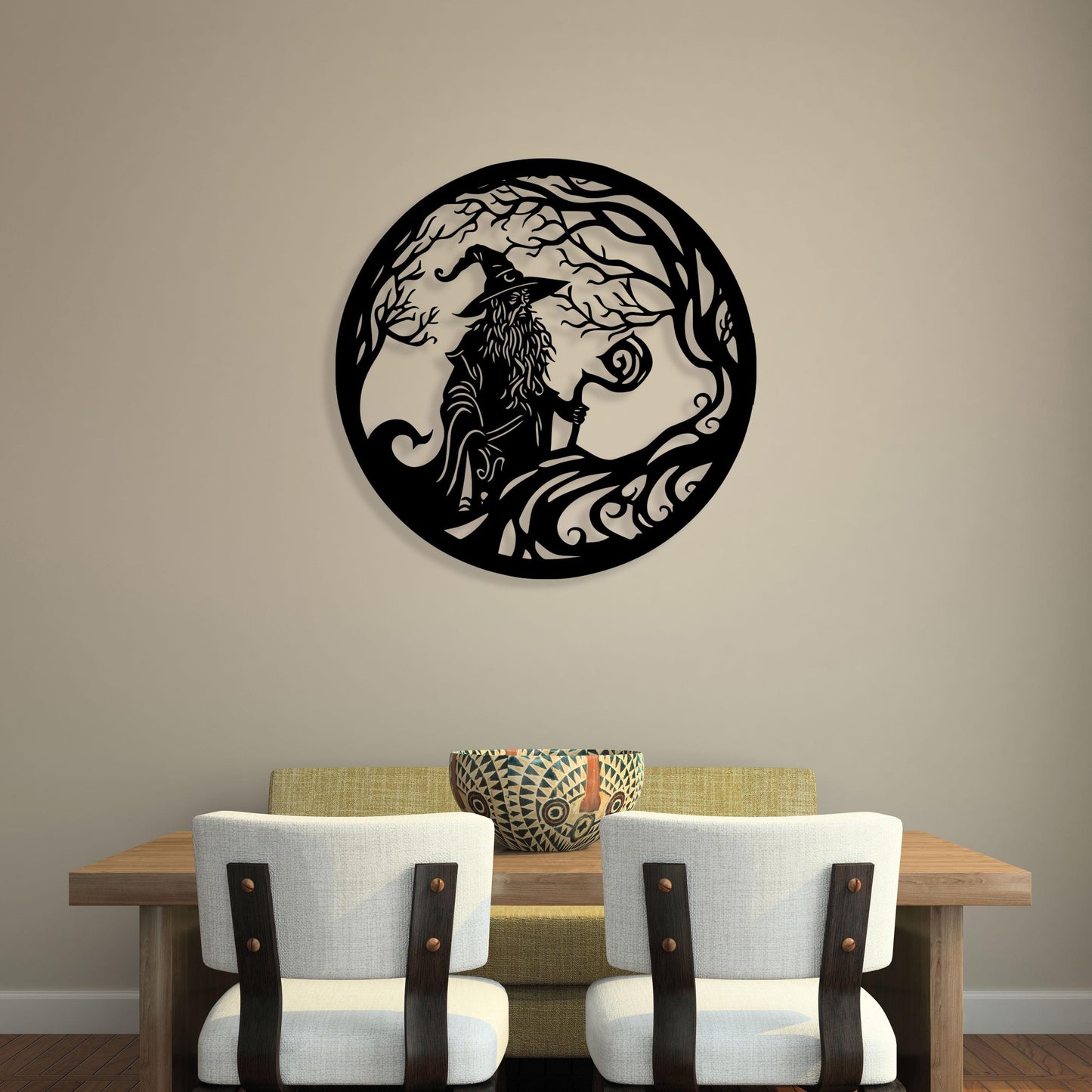 Gandalf Metal Wall Art, Unique Birthday Gift, Lotr Lovers Metal Wall Art, Iconic Metal Decor, Gift for Her, Christmas Glft, Wizard Wall Art