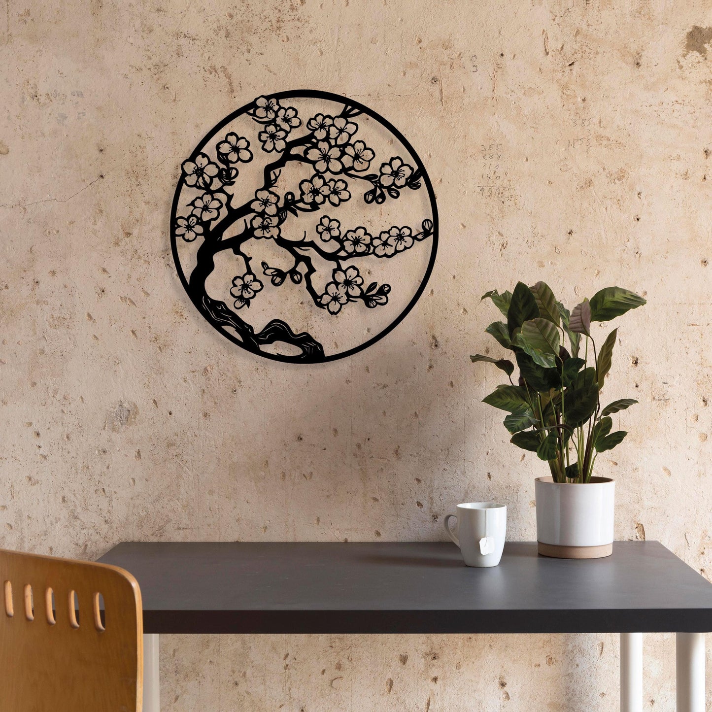 Flowers Bloomsang Metal Wall Art, Home Garden Metal Walll Decor, Unique Birthday Gift, Iconic Metal Decor, Gift for Her, Christmas Glft