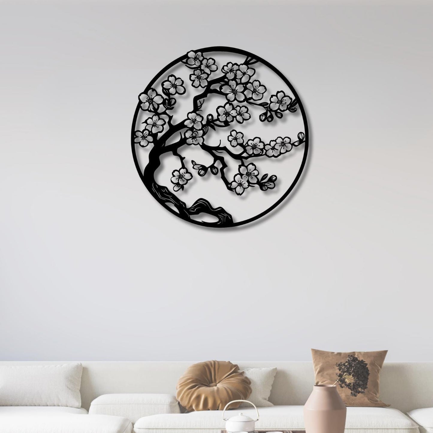 Flowers Bloomsang Metal Wall Art, Home Garden Metal Walll Decor, Unique Birthday Gift, Iconic Metal Decor, Gift for Her, Christmas Glft