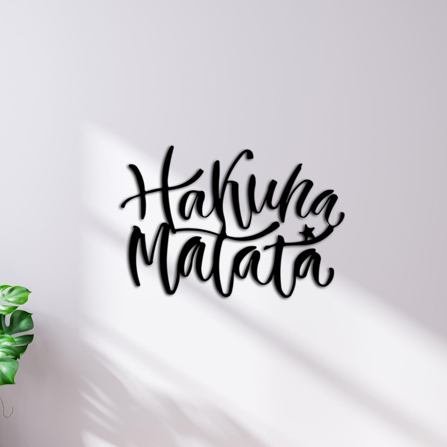 Hakuna Matata Metal Wall Art , Home Entry Metal Sign, Lion King Lovers Gift, Child room metal wall art, Iconic Metal Wall Art, Gift for Her