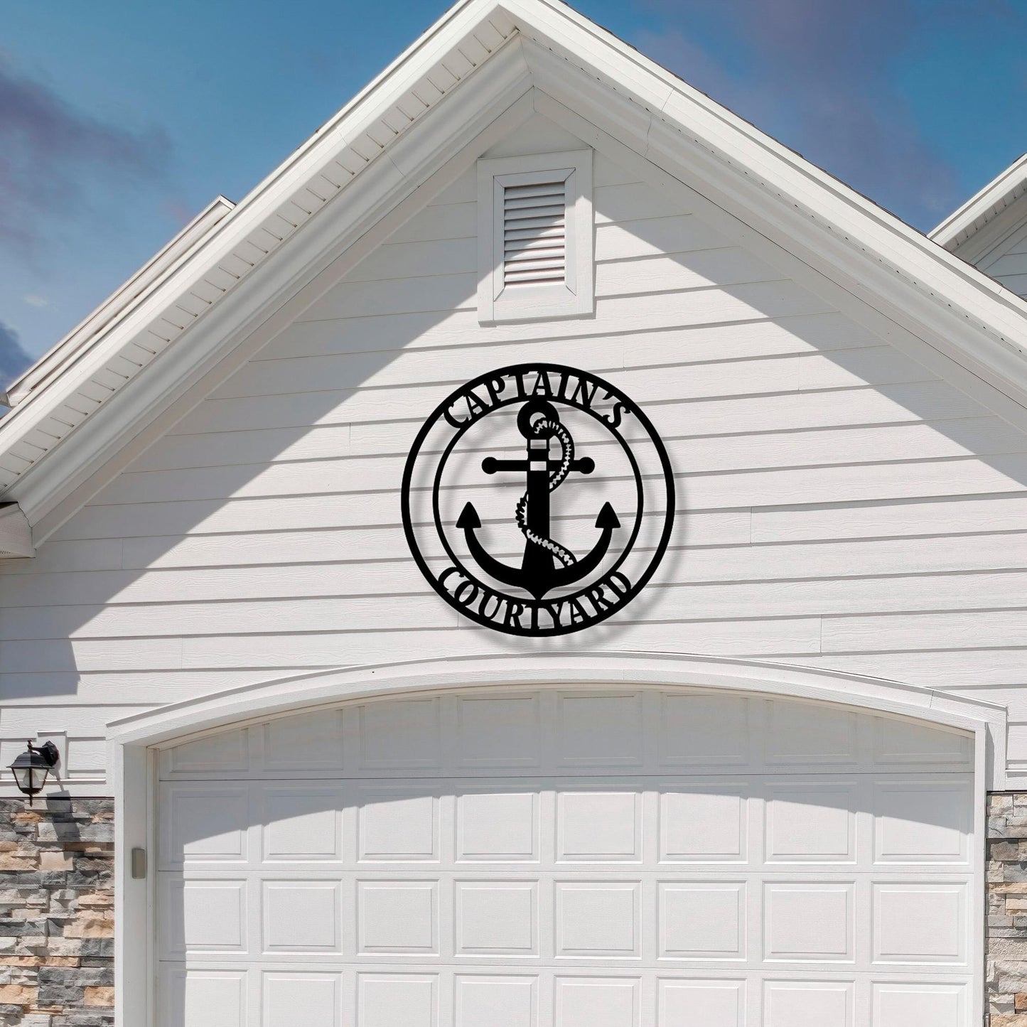 Personalized Metal Anchor Name Sign, Marine Metal Sign, Custom Sailor Name Sign, Nautical Lovers Gift, Anniversary Gift, Christmas Gift