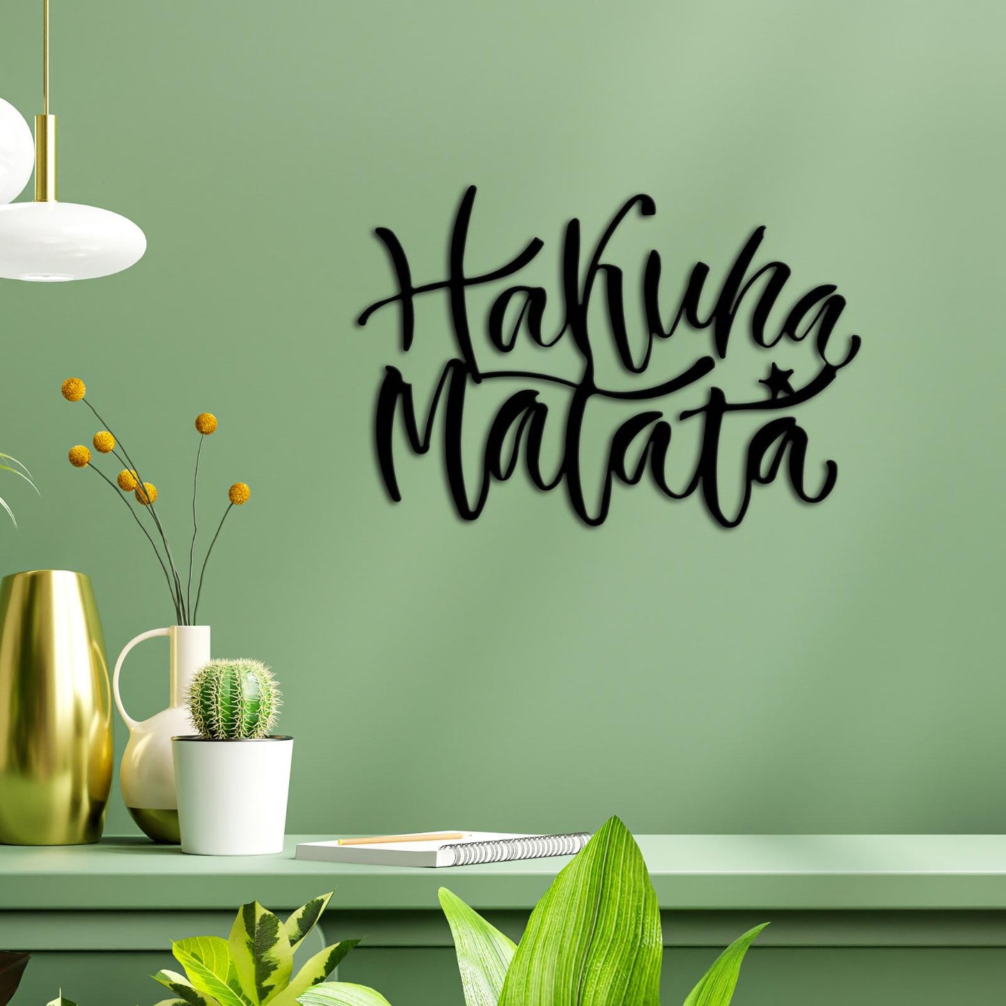 Hakuna Matata Metal Wall Art , Home Entry Metal Sign, Lion King Lovers Gift, Child room metal wall art, Iconic Metal Wall Art, Gift for Her