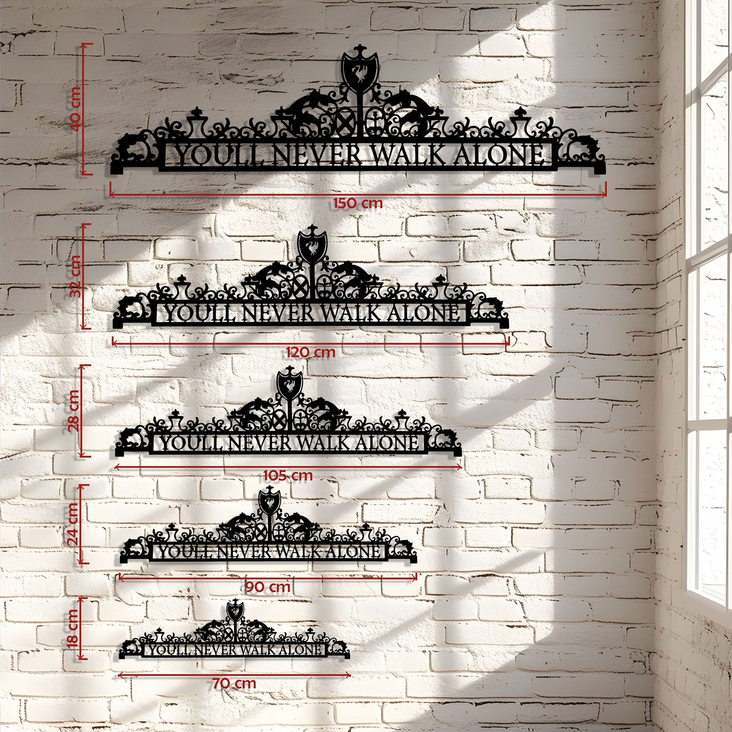 Youll Never Walk Alone Metal Wall Art, Liverpool Fans Birthday Gift, Liverpool Metal Wall Art, Shankly Gates Metal Wall Art, Liverpool Fans Iconic item