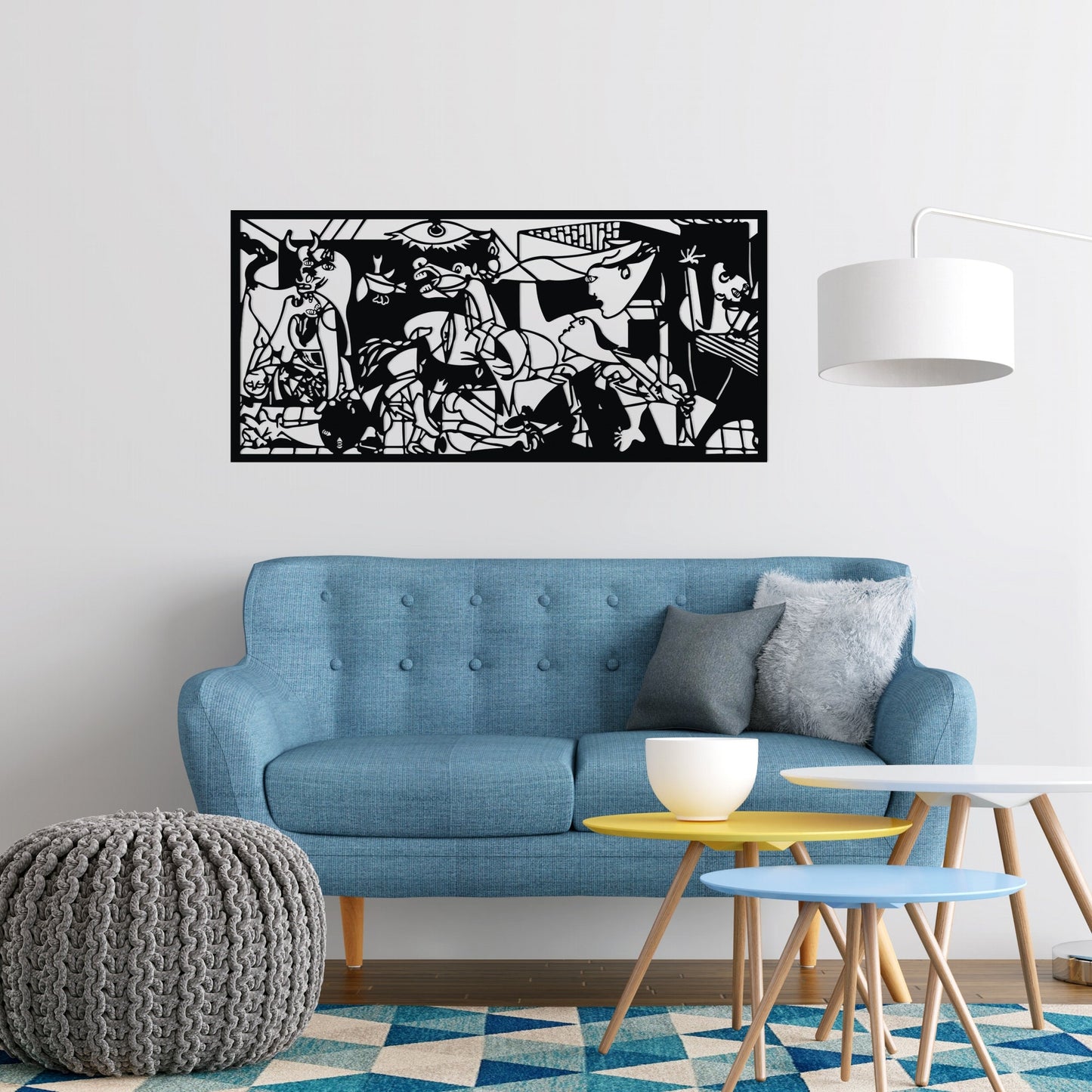 Guernica Metal Wall Art , Pablo Picasso Metal Wall Decor, Housewarming gift, Unique Birthday Gift
