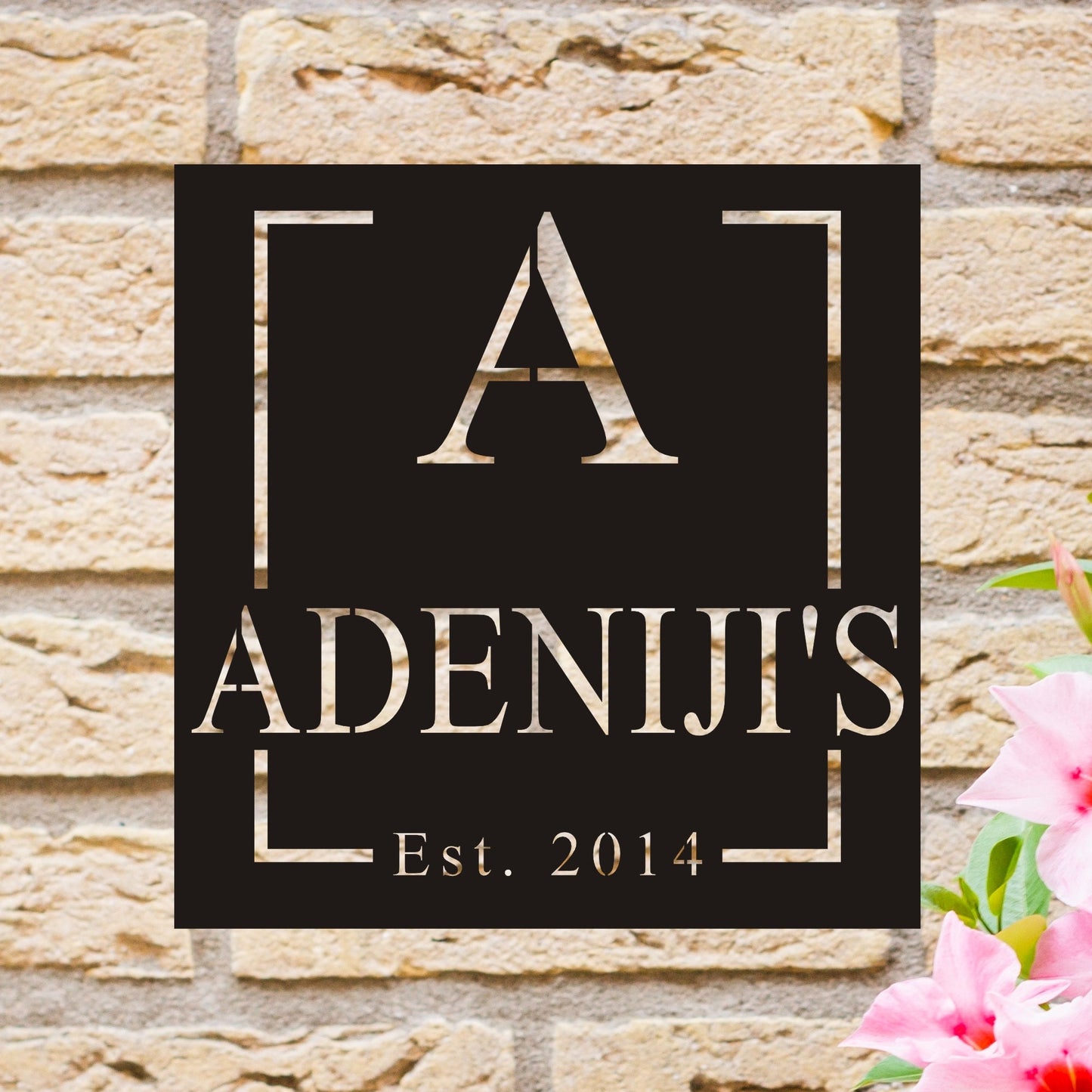 Personalized Family Sign, Metal Wall Art, Monogram Sign ,Customize Name Sign, Personalized Wall Art, Welcome Sign, Name Plate