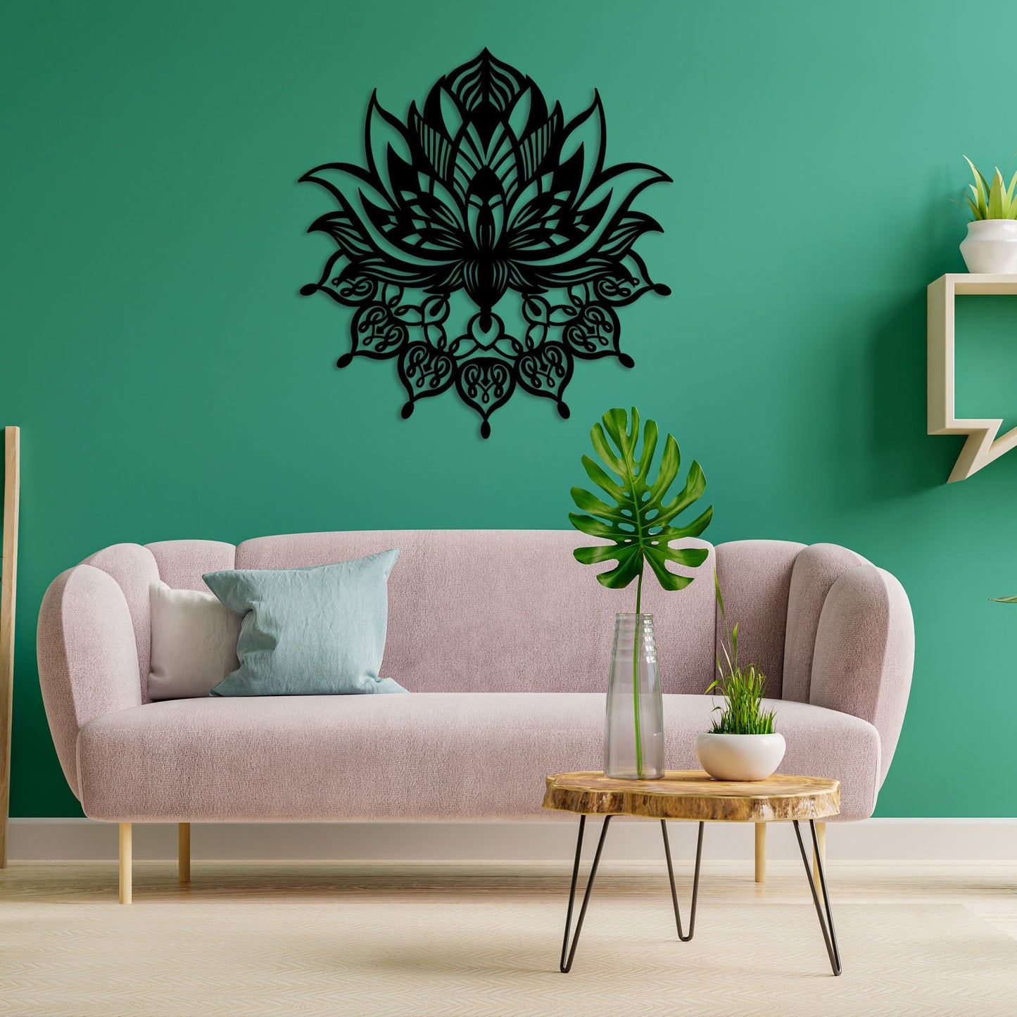 Mandala Metal Wall Art, Wall Hanging Decor, Mandala Metal Wall Decor, Black Mandala Wall Decor, Bohemian Wall Art, Christmas Gift