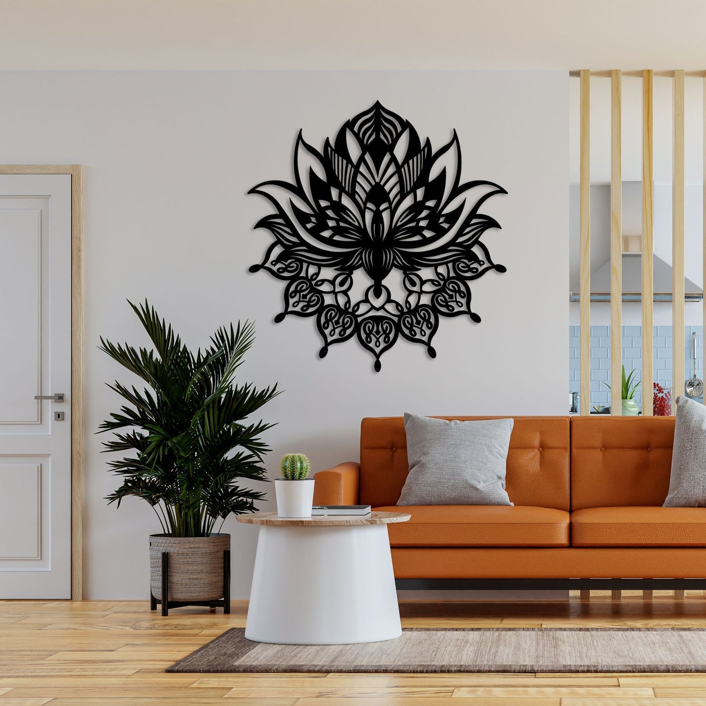 Mandala Metal Wall Art, Wall Hanging Decor, Mandala Metal Wall Decor, Black Mandala Wall Decor, Bohemian Wall Art, Christmas Gift