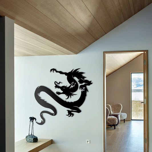 Dragon Metal Wall Decor,Wall Hanging Metal Art,Modern Wall Art,Home Decor,Living Room Wall Art,Housewarming Party Gift,Wall Decoration,
