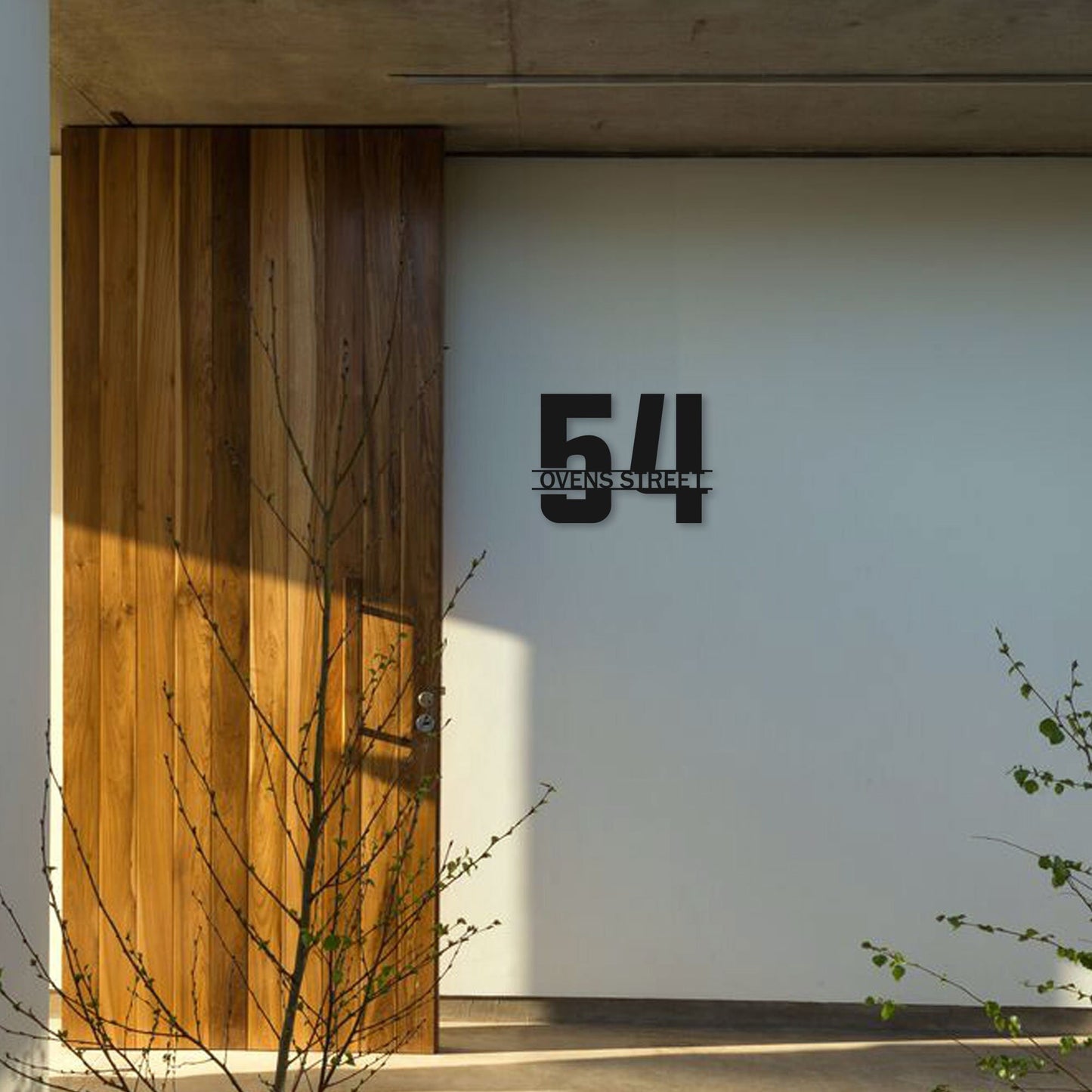 Metal Custom Door Numbers, Custom Metal Home Address Sign, Personalized Adress Sign, Modern Floating Metal Address Number, Zip Code Sign