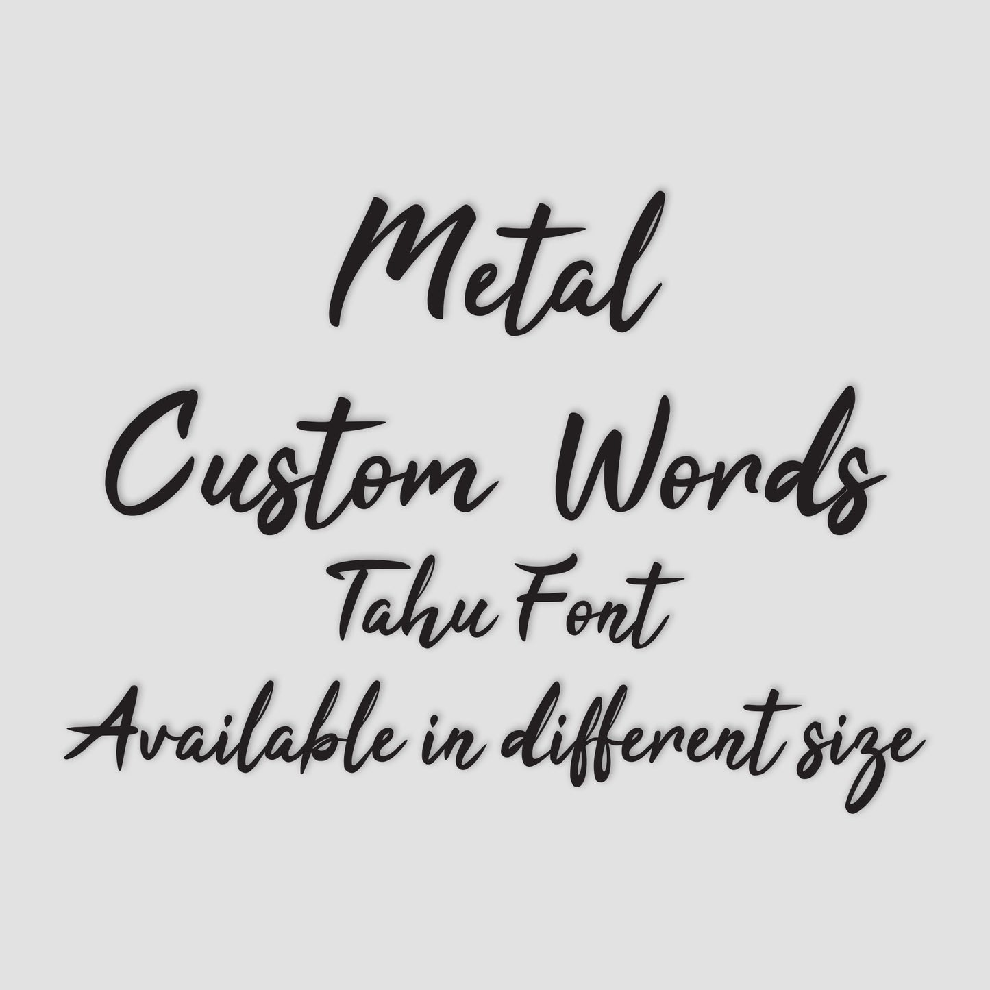 Custom Metal Words, Personalized Metal Words, Metal House Custom Words, Unique Birthday Gift, Best Anniversary Gift, Christmas Gift