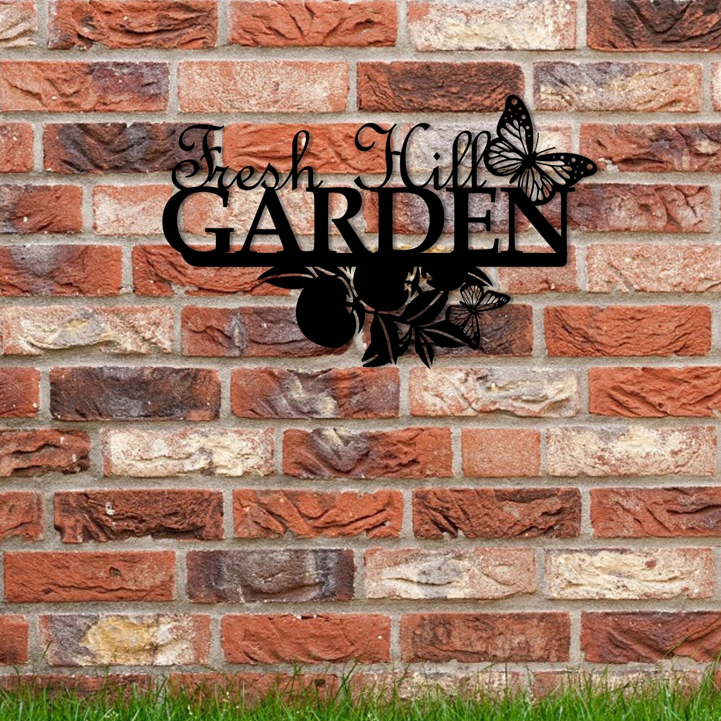 Personalized Garden Name Sign, Custom Villa Name Sign, Custom Gardening Sign, Unique Gardner Gift, Modern Greenhouse Sign
