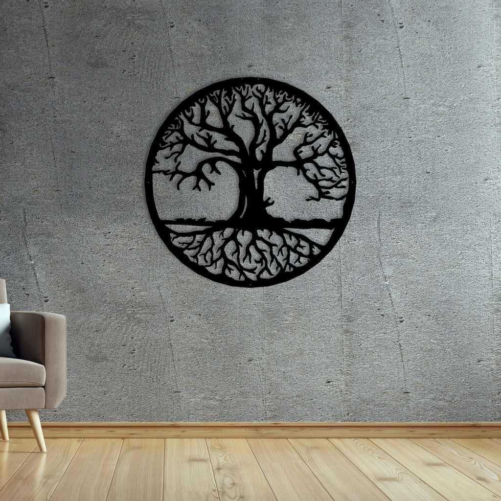 Tree Of Life Metal Wall Art, Livingroom Wall Decor, Unique Biryhday Gift, Yoga Room Metal Wall Art, Boho Style Gift, Christmas Gift for Her