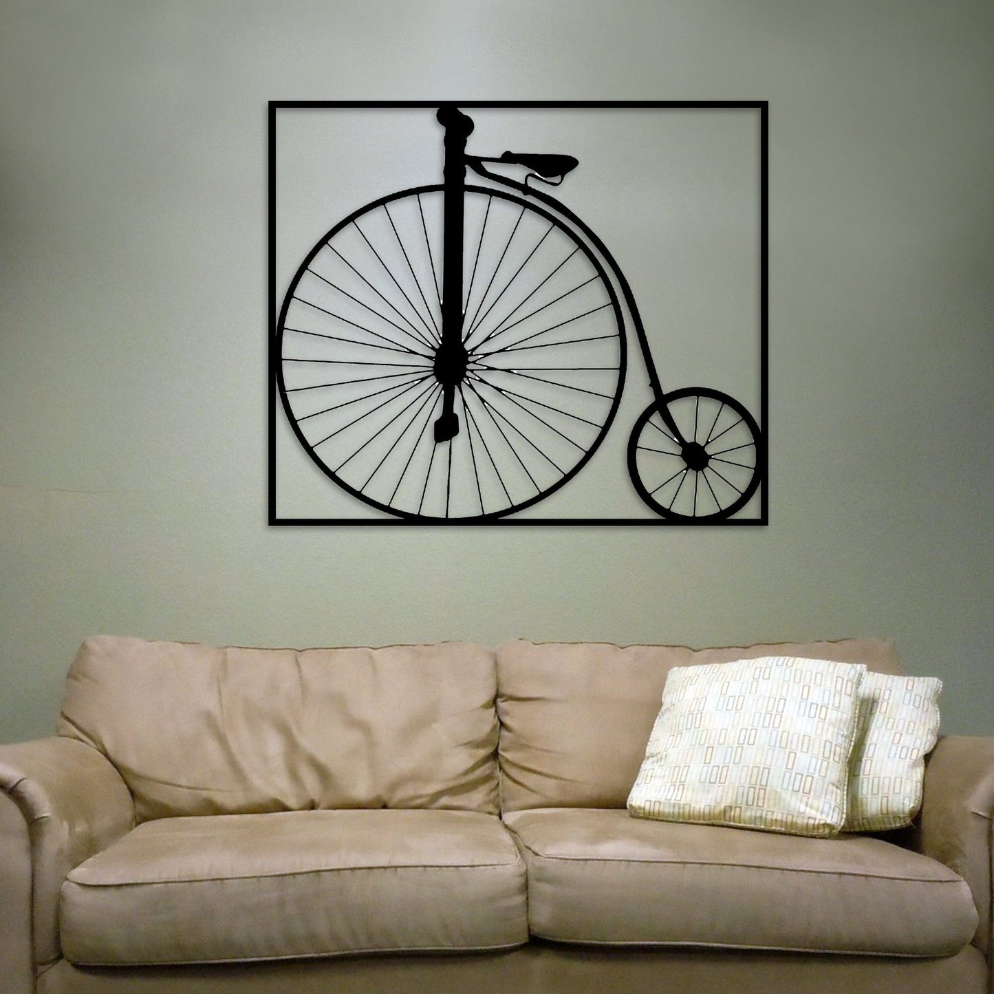 Metal Bicycle Wall Art, Cycle Metal Wall Art, Large Metal Bike Wall Art, Trendy Wall Art, Bestseller Gift, Modern Wall Decor