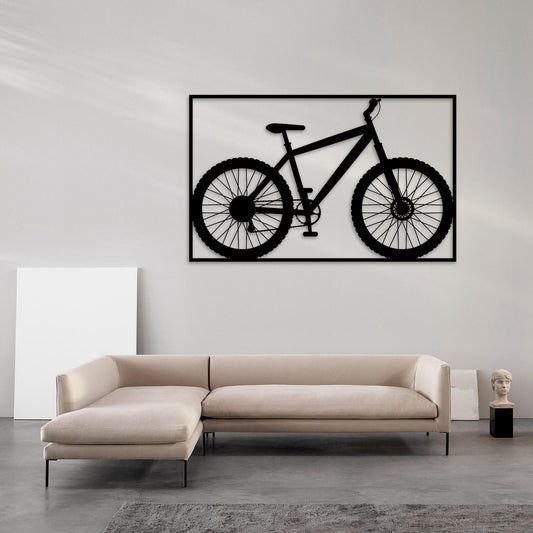 Bike Metal Wall Art, Cycle Lovers Unique Gift, Headboard Metal Wall Art, House Entry Wall Art, Bestseller Gift, Easy to Hang
