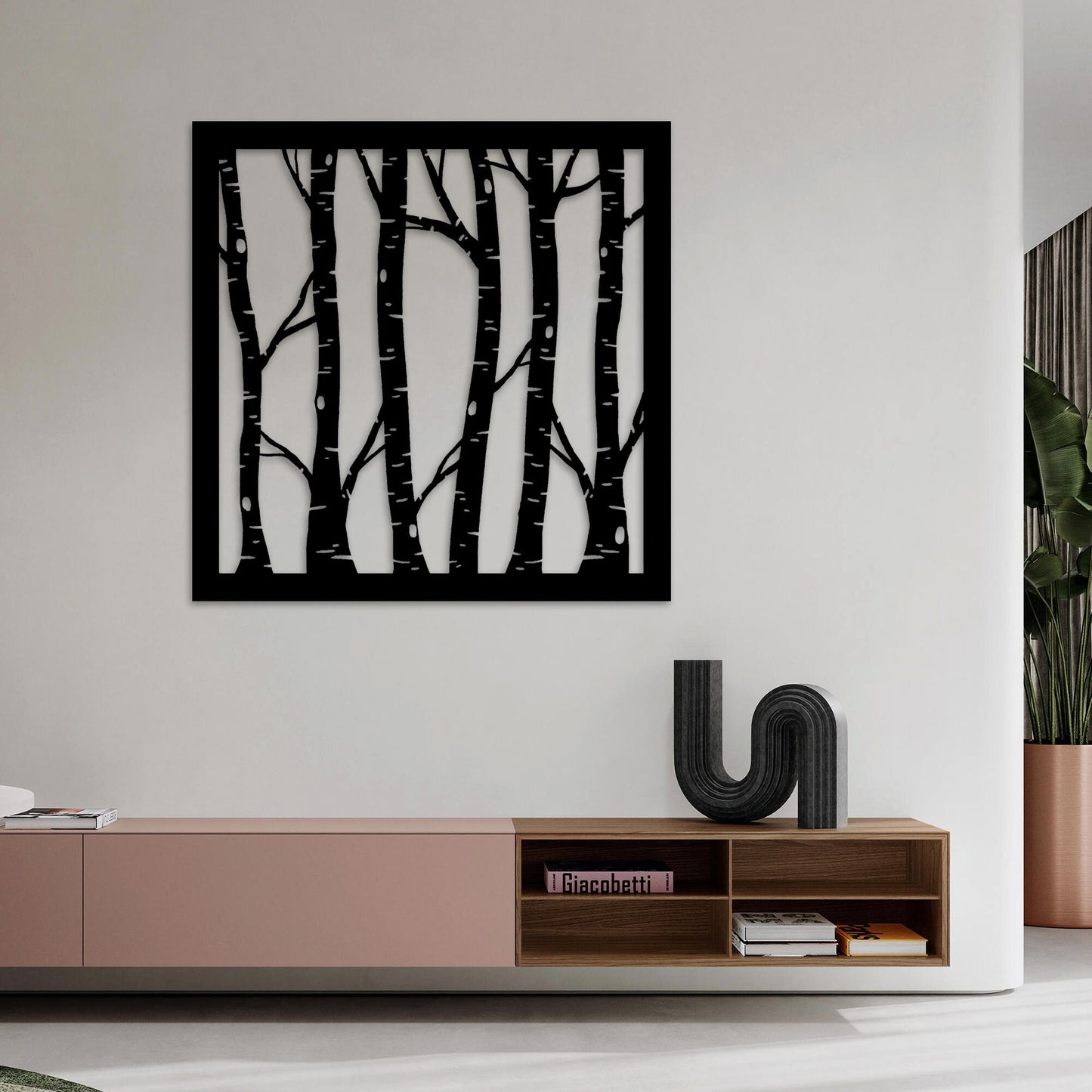 Unique Metal Tree Branch Wall Sculpture, Modern Tree Wall Art, Tree Wall Decor, Large Above Bed Decor, Livingroom Wall Art, Large Wall Art