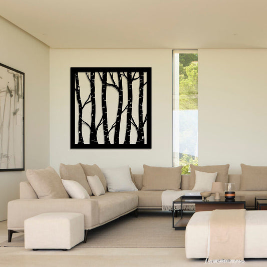 Unique Metal Tree Branch Wall Sculpture, Modern Tree Wall Art, Tree Wall Decor, Large Above Bed Decor, Livingroom Wall Art, Large Wall Art