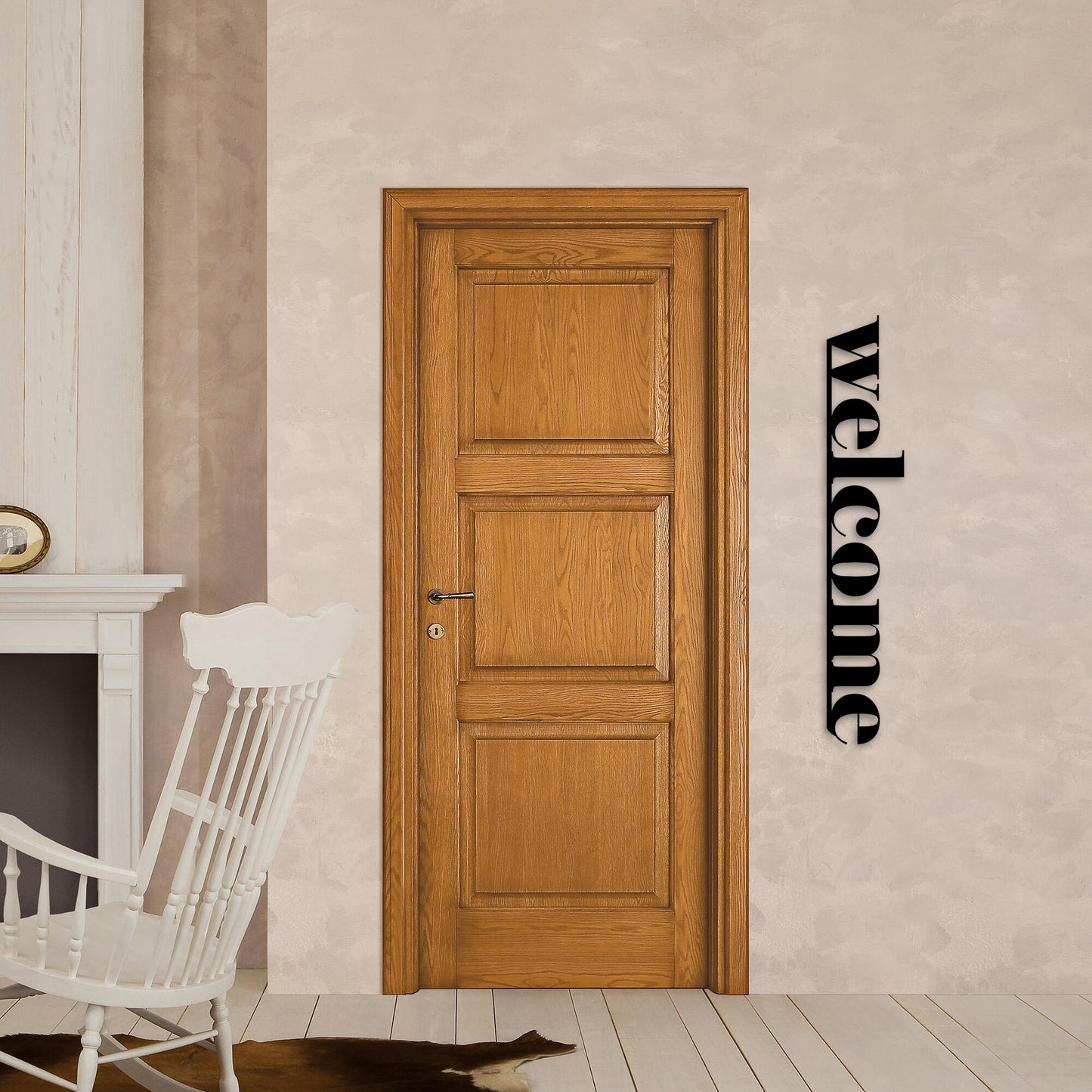 Welcome Metal Wall Art, House Entry Metal Welcome Deco, Welcome Metal Sign, Unique Birthday Gift, Porch Metal Wall Art, Valentines Day Gift