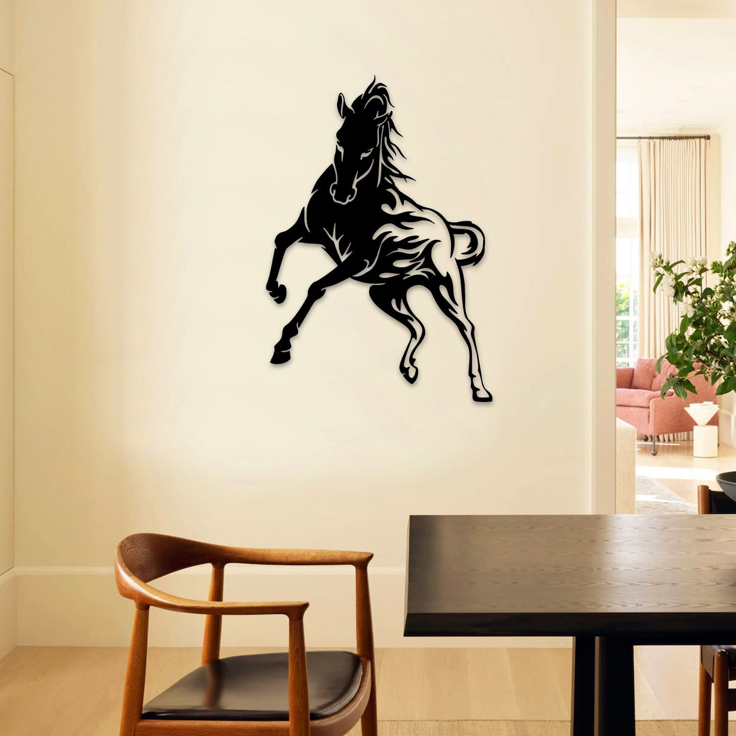 Horse Metal Wall Art, Horse Farm Entry Metal Wall Art, Horse Lovers Metal Birthday Gift, Porch Metal Wall Art, Valentines Day Gift