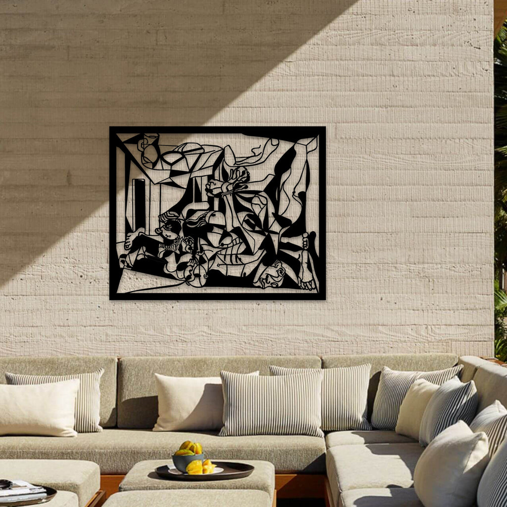 Picasso Abstract Metal Wall Art, Guernica Metal Wall Art, Picasso Wall Decor, Unique Birthday Gift, Iconic Metal Wall Art, Christmas Gift