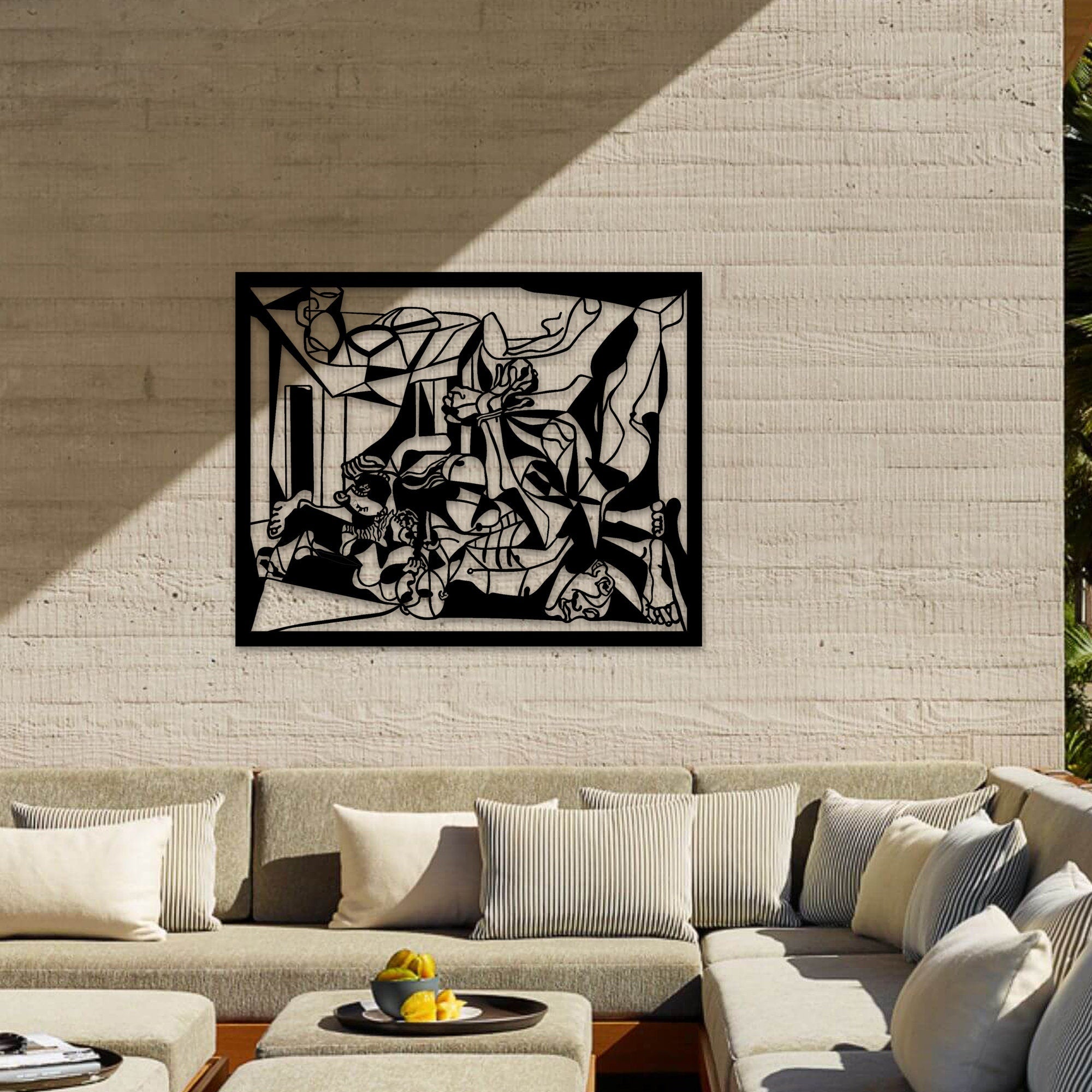 Picasso Abstract Metal Wall Art, Guernica Metal Wall Art, Picasso Wall Decor, Unique Birthday Gift, Iconic Metal Wall Art, Christmas Gift