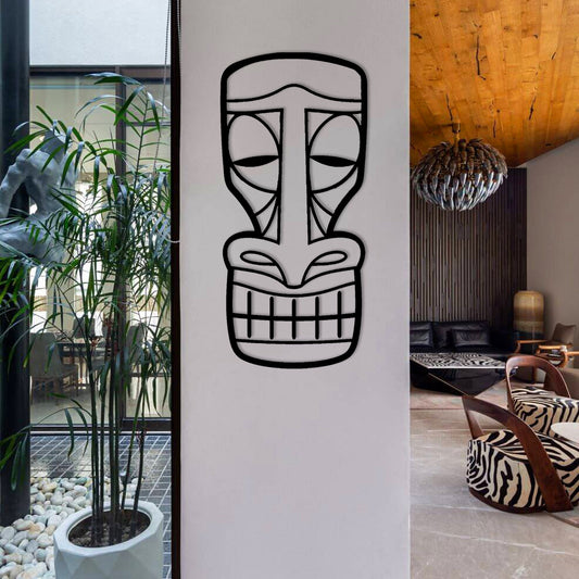 Metal Mask Wall Art, Traditional Metal Mask, Modern Livingroom Wall Decor, Boho Metal Wall Sculpture, Valentine's Day Gift, Birthday Gift