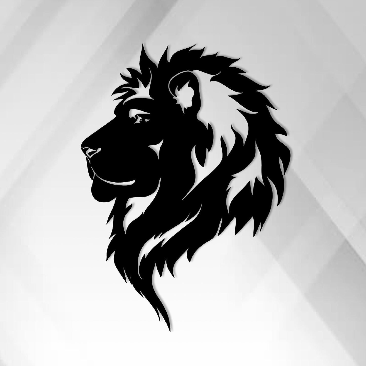 Lion King Metal Wall Art, Lion Head Metal Wall Decor, King Of The Jungle Wall Art, Animal Wall Decor, Gift for him, Housewarming Gift