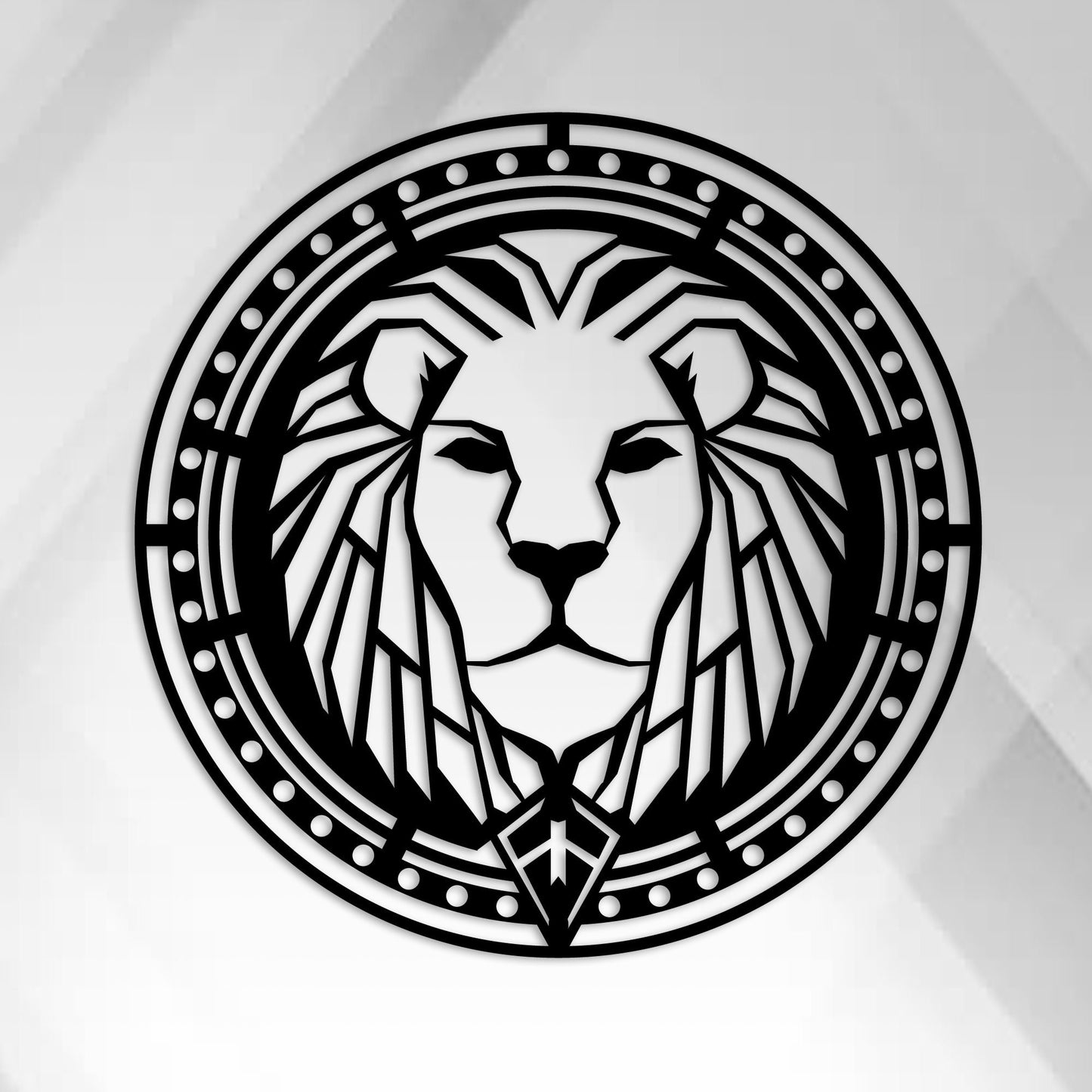 Lion Head Metal Wall Art, Alliance Metal Locket Sign, Lion King Metal Wall Decor, Birthday Gift, Valentine's Day Gift, iconic Metal Decor