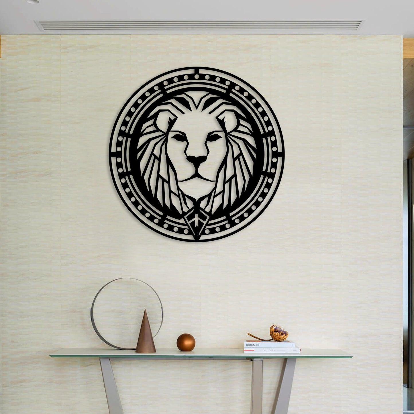 Lion Head Metal Wall Art, Alliance Metal Locket Sign, Lion King Metal Wall Decor, Birthday Gift, Valentine's Day Gift, iconic Metal Decor
