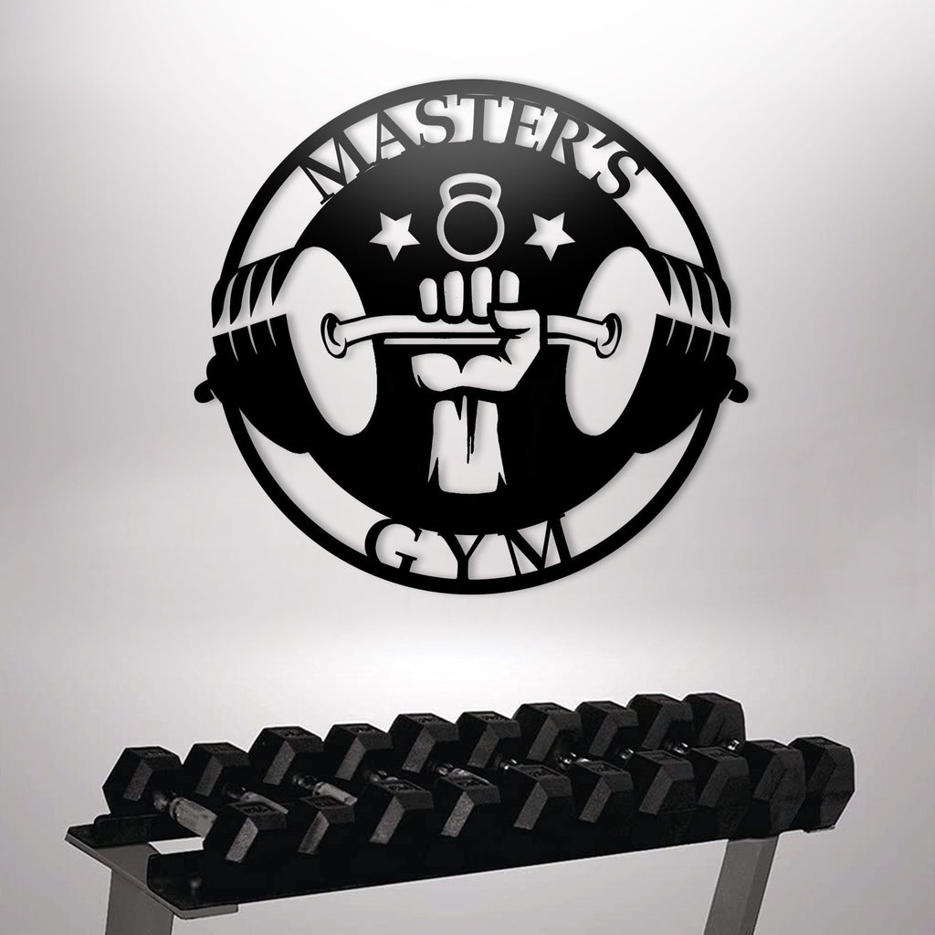 Custom Metal Gym Sign, Personalized Fitness Wall Sign, Established Sign, Gym Wall Decor, Home Gym Sign, Crossfit Gifts, Bodybuilding Sign