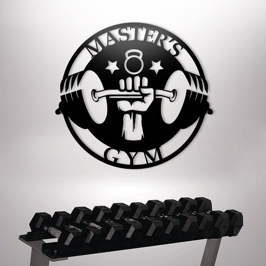 Custom Metal Gym Sign, Personalized Fitness Wall Sign, Established Sign, Gym Wall Decor, Home Gym Sign, Crossfit Gifts, Bodybuilding Sign