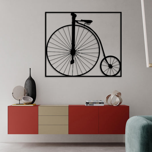 Metal Bicycle Wall Art, Cycle Metal Wall Art, Large Metal Bike Wall Art, Trendy Wall Art, Bestseller Gift, Modern Wall Decor